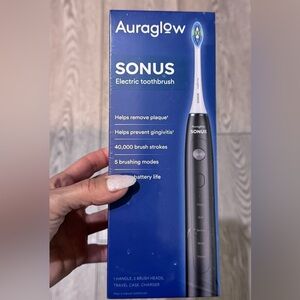 Auraglow- Sonus Black Electric Toothbrush